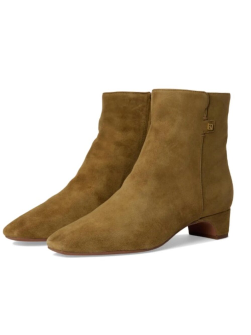 Franco Sarto Women's Luella Square Toe Zip Ankle Boots (Wide)